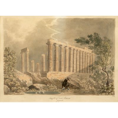 Le temple de Posena, d'après un tableau de Person