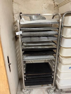 Echelle mobile à 15 niveaux avec grilles L 66 P 43 H 170cm - Photo 1