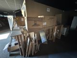 a pile of boxes that are sitting on the floor