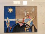 une image d'un tableau sur le mur d'un bâtiment