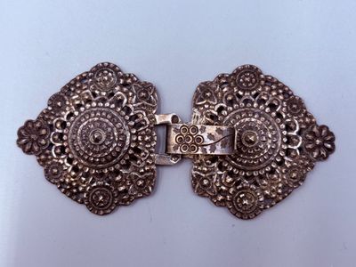 Boucle de ceinture en deux parties à agrafe, de style Art Po…