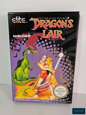 dragon ' s lair nintendo game box artwork