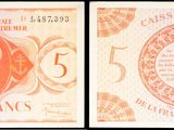 deux billets de banque différents, sur lesquels figure l'effigie d'un homme d'un côté et celle d'une femme de l'autre