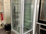 an image of a commercial display case in a kitchen