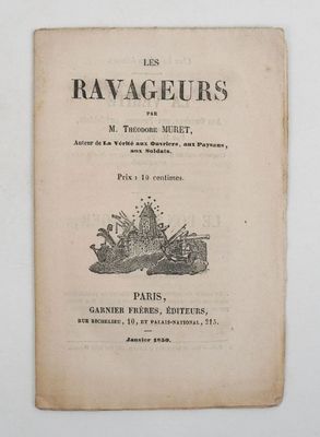 an old book with a picture of a castle on top of it