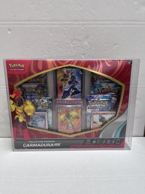 Jeu de cartes à collectionner Pokémon présenté dans une vitrine