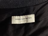 dries van noten black and white jacket
