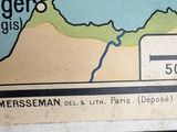 a picture of a map of the land that is on display