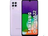 un gros plan d'un Samsung Galaxy S20 blanc et d'un Samsung Galaxy S20 violet