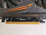 a close up of the graphics card on the table