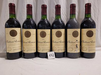 Lot de 6 bouteilles CHÂTEAU BOIRESSE GRAVES ROUGE dont 5 bou…