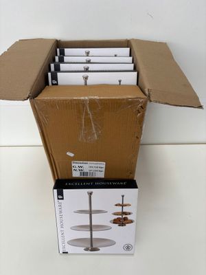 a cardboard box that has a bunch of cds in it