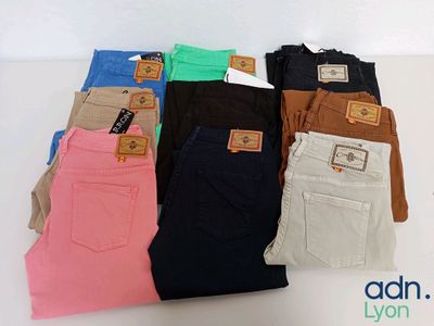Lot de 10 pantalons - CIMARRON - Tailles XS, S, 25, 27, 28, …