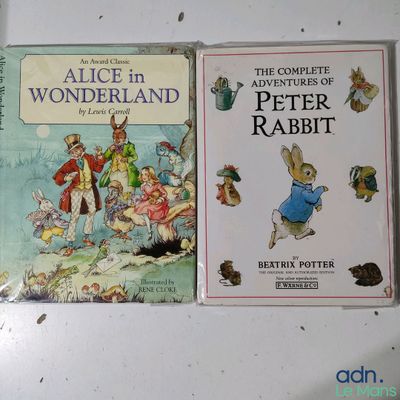 deux livres posés sur une table