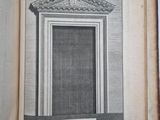 an open book with a drawing of a doorway in the middle of it