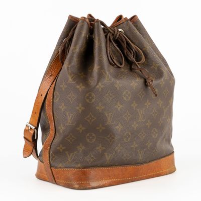 sac seau en toile Monogram de Louis Vuitton