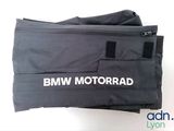 a black bag that has a bmw motorrad logo on it