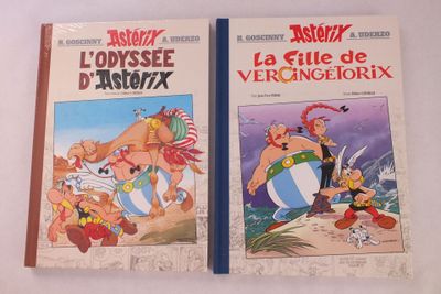 deux livres posés sur une surface blanche, avec un personnage de bande dessinée sur la couverture