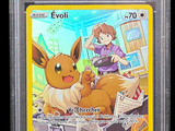 gros plan d'une carte pokemon sur fond noir