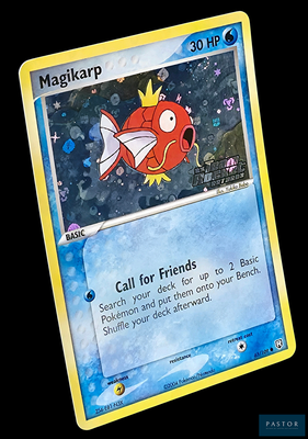 une carte sur laquelle figure l'image d'un poisson