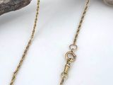 gold filled chain necklace with a gold plated clasp and a gold chain with a gold plated clasp and a gold plated chain with a gold plated clasp