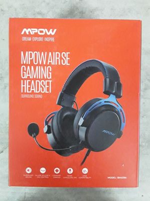 Casque gaming filaire avec micro Mpow Air SE BH439A - Noir/B…