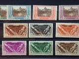 a group of stamps with different colors and designs on them