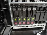 a rack with a bunch of different servers in it