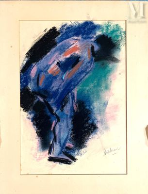 a picture of a painting of a man on a skateboard