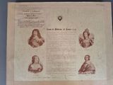 an old newspaper with a bunch of pictures of people on it