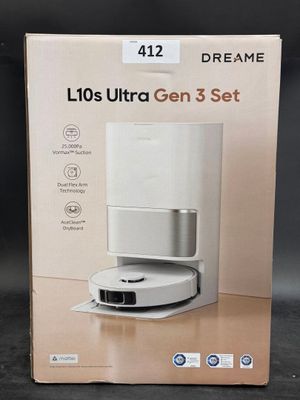 an image of a box with a white device inside of it