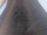 a close up of a circular saw blade on a table