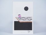 a picture of a card with a picture of a cell phone on it