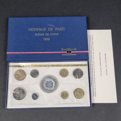 une image représentant une boîte bleue contenant un ensemble de cinq pièces différentes