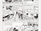 une image tirée d'une bande dessinée représentant un homme au volant d'une voiture