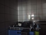 many utensils and spoons on the counter in the kitchen