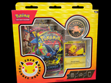 une boîte de cartes Pokémon sur laquelle figure une image de Pikachu