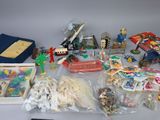 a lot of toys that are sitting on a table