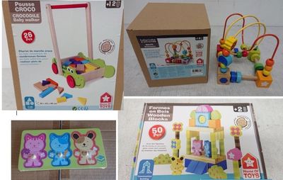 Lot de 4 jouets HOUSE OF TOYS composé de: 1 Chariot de march…