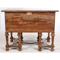 BUREAU MAZARIN en placage de bois précieux à décor d’une mar… (photo 4)