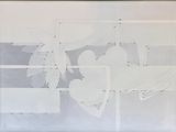 a picture of a picture of a drawing on the wall