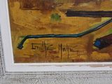 a picture of a painting on the wall of a building