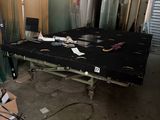 a table that has been set up inside of a building