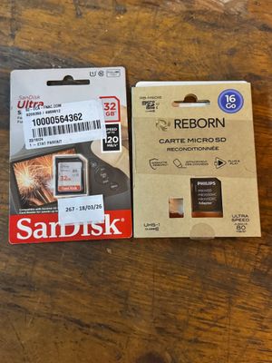 LOT CARTES MÉMOIRES MARQUES DIVERSES - - Photo 1