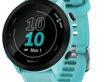 a close up of a smart watch on a white background