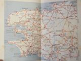a map of the country of spain in a book