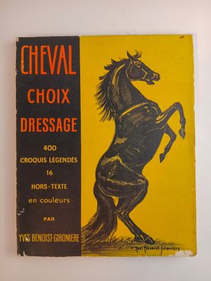 la couverture du livre « Cheval Choix Dressage », sur laquelle figure un cheval dressé sur ses pattes arrière