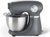 an image of a grey mixer with a bowl on top of it