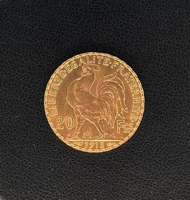 FRANCE. Monnaie en or de 20 Francs au Coq 1913. Etat TTB. Poids net 6, - Photo 1