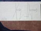 a picture of a person ' s handwritten signature on a piece of paper